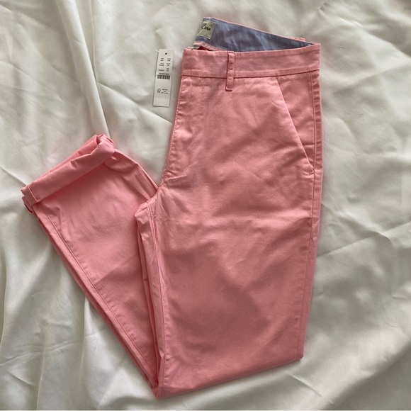 J.Crew tall slouchy boyfriend chino pant size 26 in pink. - Picture 4 of 4
